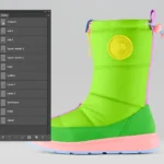 Shoe Clipping Path MP-3